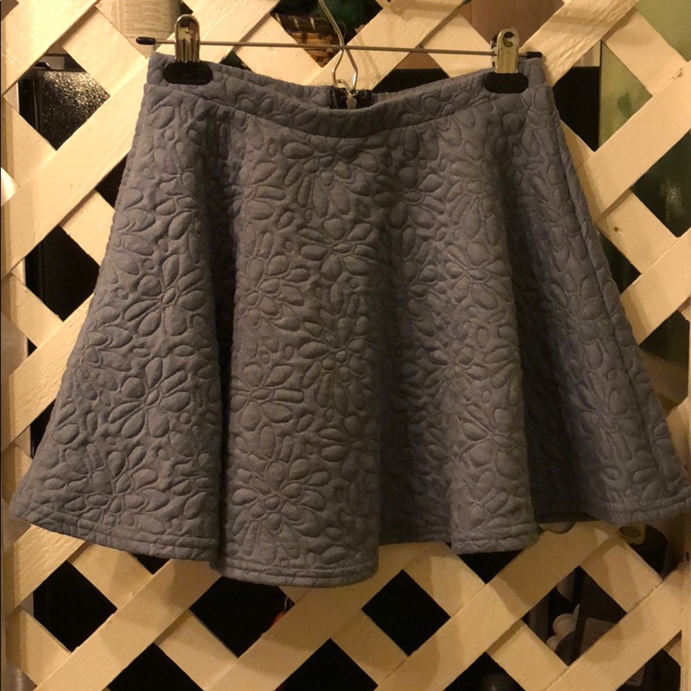 Foreign Exchange Floral Embroidered Skirt